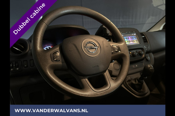 Opel Vivaro 1.6 CDTI 126pk L2H1 Dubbele Cabine Euro6 Airco | Navigatie | LED | Camera Cruisecontrol, Trekhaak, Parkeersensoren, 5-Zits