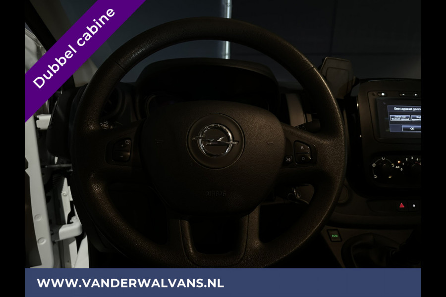 Opel Vivaro 1.6 CDTI 126pk L2H1 Dubbele Cabine Euro6 Airco | Navigatie | LED | Camera Cruisecontrol, Trekhaak, Parkeersensoren, 5-Zits