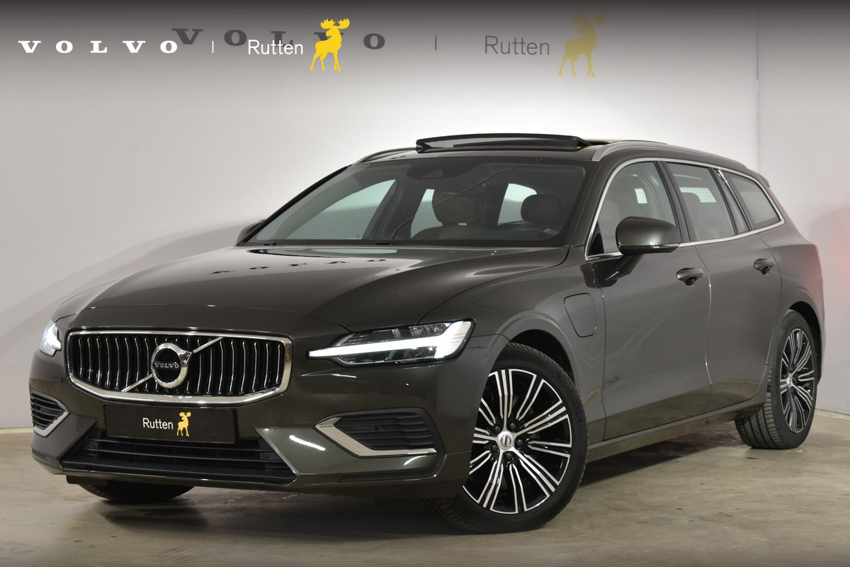 Volvo V60 T8 390PK Automaat Recharge AWD Inscription Cruise control/ Climate control/ On Call/ Trekhaak/ Parkeersensoren met camera/ Navigatie/ Elektrische achterklep/ Elektrische stoel