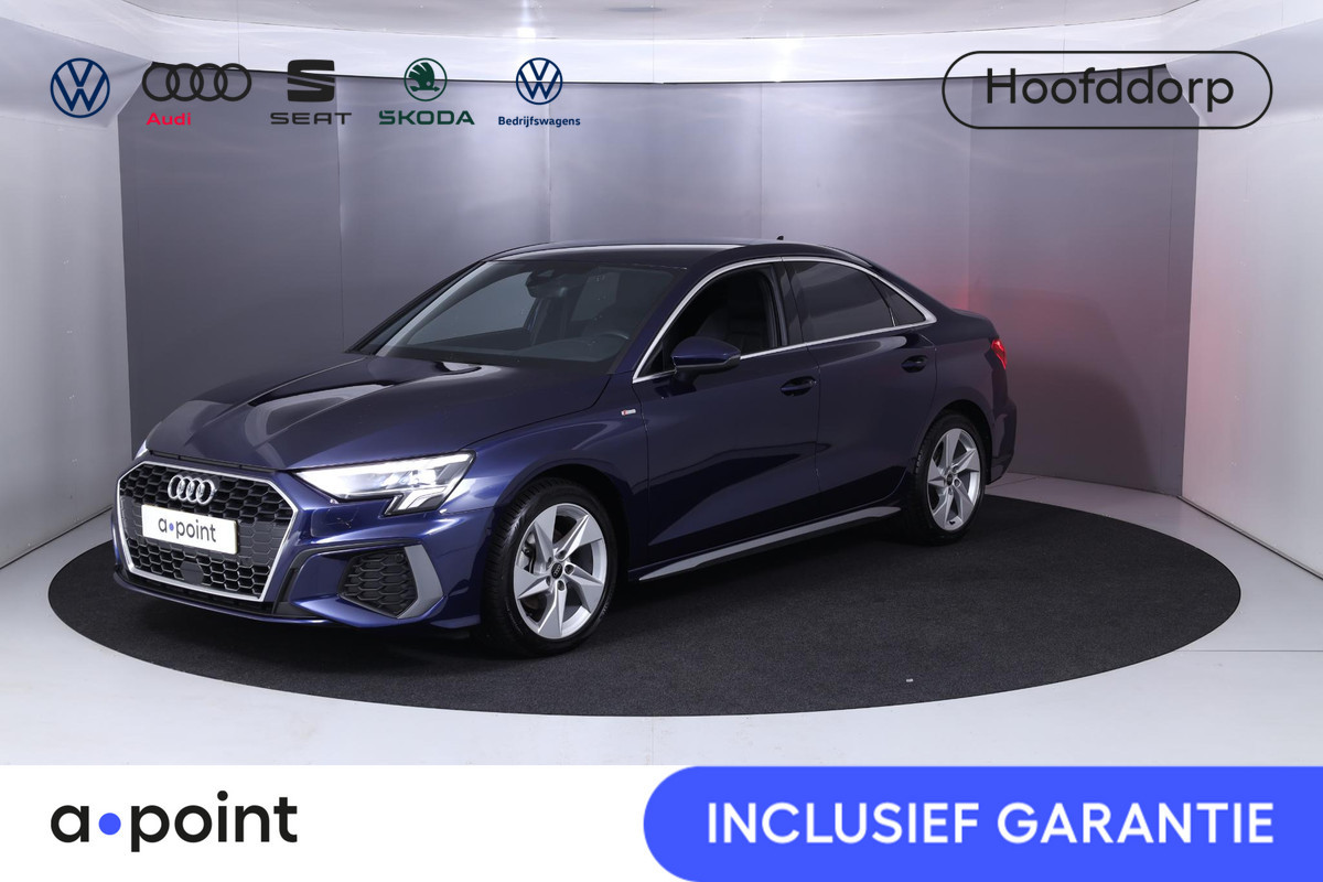 Audi A3 Limousine 30 TFSI S-line 110 pk S-tronic | Private lease vanaf € 581,- pm | Verlengde garantie | Navigatie | Parkeersensoren (Park assist) | Cruise control | Stoelverwarming |