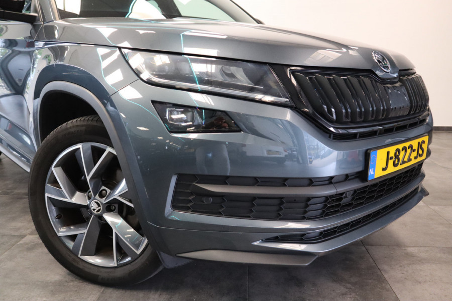 Škoda Kodiaq 1.5 TSI Sportline Business 7pers. Pano schuifdak Virtual cockpit Navigatie 19 inch LMV Canton audio