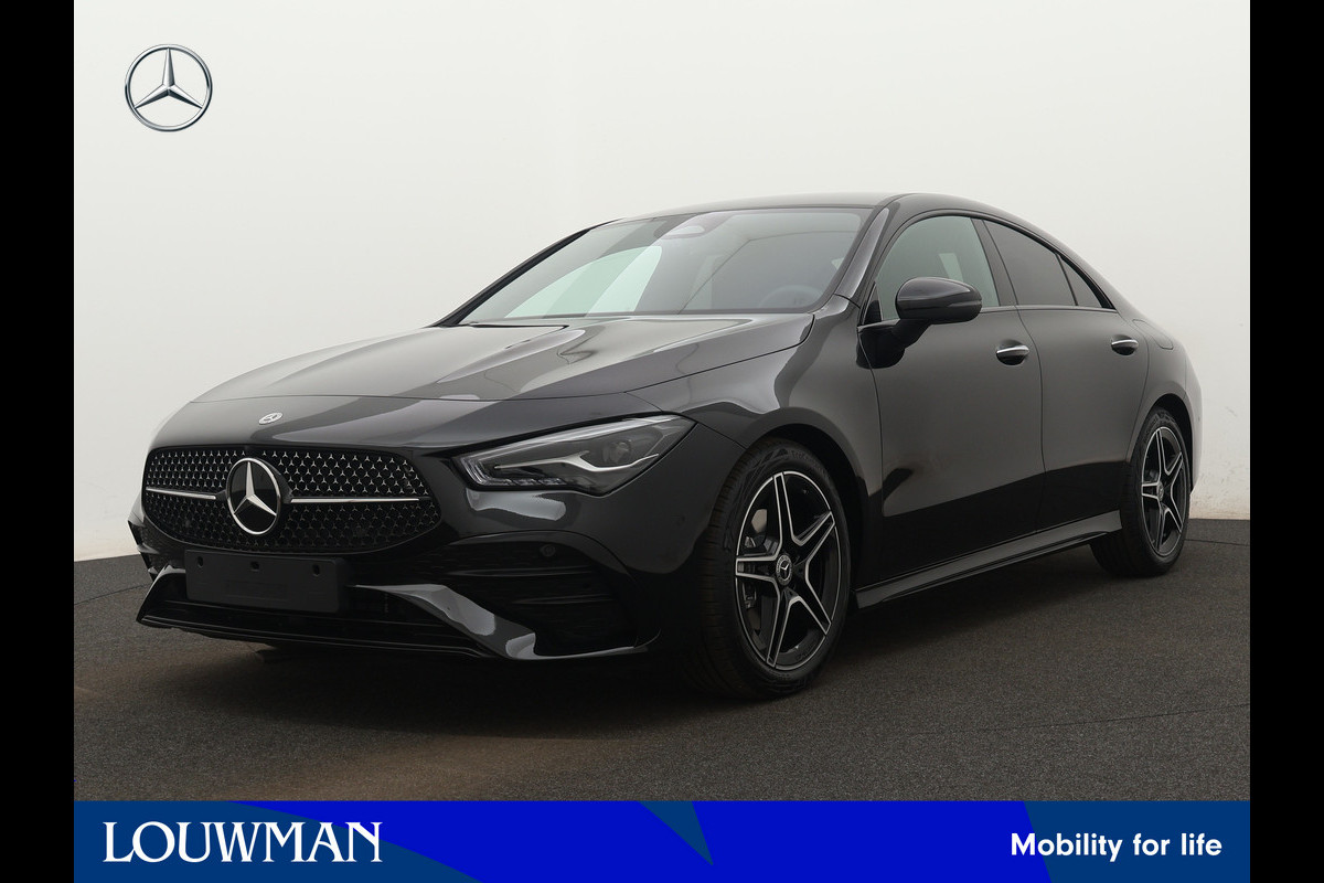 Mercedes-Benz CLA-Klasse 180 Star Edition AMG Line | Nightpakket | Dodehoekassistent | Sfeerverlichting | Parkeerpakket met achteruitrijcamera | USB pakket plus | 	KEYLESS GO-comfortpakket | Draadloos oplaadsysteem voor Smartphone |