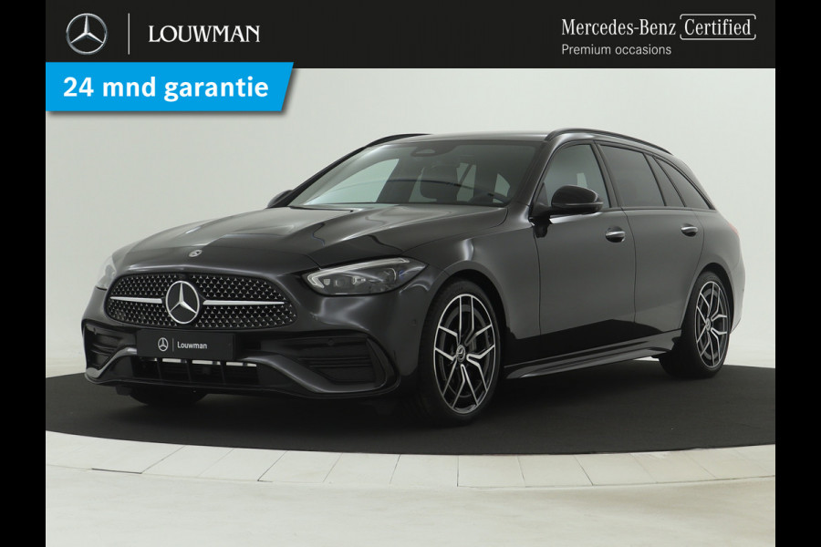 Mercedes-Benz C-Klasse Estate 200 AMG Line | Nightpakket | Antidiefstalpakket GUARD 360° Plus | Premium Pack | Memorypakket | KEYLESS GO-comfortpakket | USB-pakket plus |