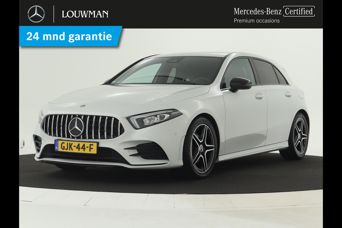 Mercedes-Benz A-Klasse 180 Aut. AMG Line 5 spaaks lichtmetalen velgen | MBUX wide screen | Navigatie Parking support met camera achter | inclusief 24 maanden MB Certified garantie voor Europa.