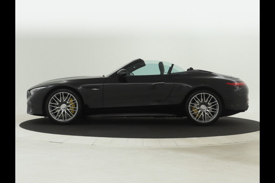 Mercedes-Benz SL-Klasse Roadster 43 | AMG DYNAMIC PLUS pakket | AMG Nightpakket | V8 Stylingpakket exterieur | 21" 10-dubbelspaaks gesmede AMG-velgen, zilver | ENERGIZING-pakket | Burmester Surround Sound systeem | Parkeerpakket met achteruitrijcamera |