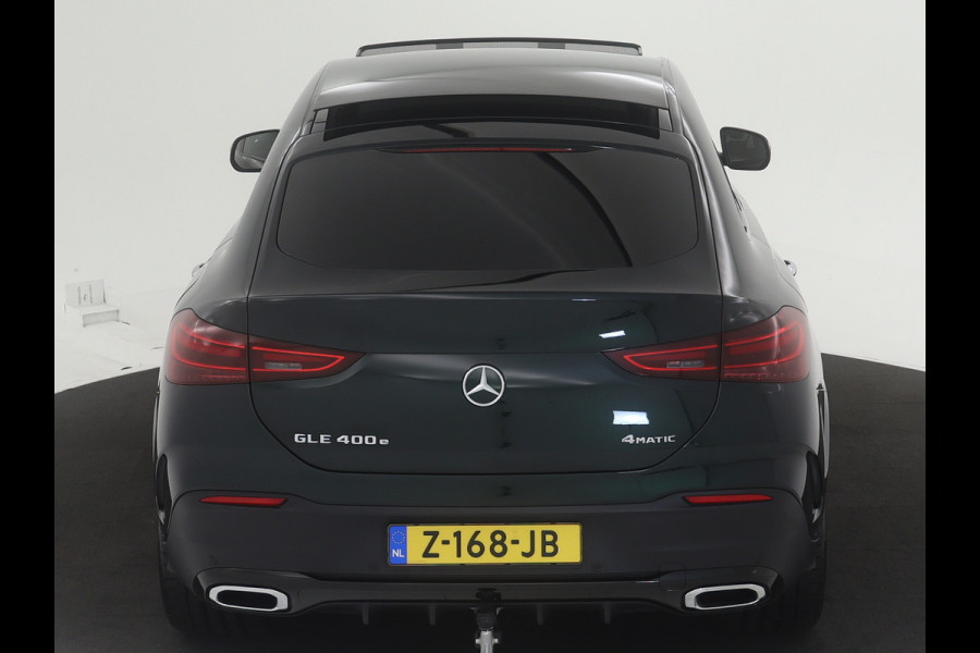 Mercedes-Benz GLE 400 e 4MATIC AMG Line | 22 Inch lichtmetalen velgen | Panoramadak | Treeplanken | Trekhaak elect. wegklapbaar | Navigatie | Parking support met 360 camera | Klasse 3+5 alarm | Rijassistent pakket plus | Inclusief 24 maanden MB Certified garantie voor Europa.