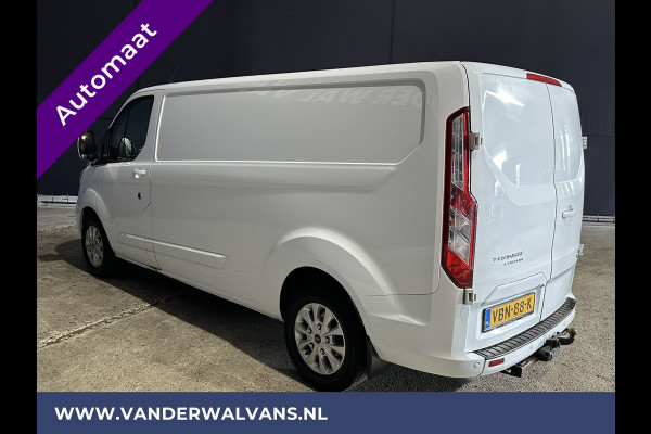 Ford Transit Custom 2.0 TDCI 131pk Automaat L2H1 Euro6 Airco | Camera | Navigatie | LED | Trekhaak LM velgen, Cruisecontrol, Parkeersensoren, Verwarmde voorruit, Stoelverwarming, Bijrijdersbank