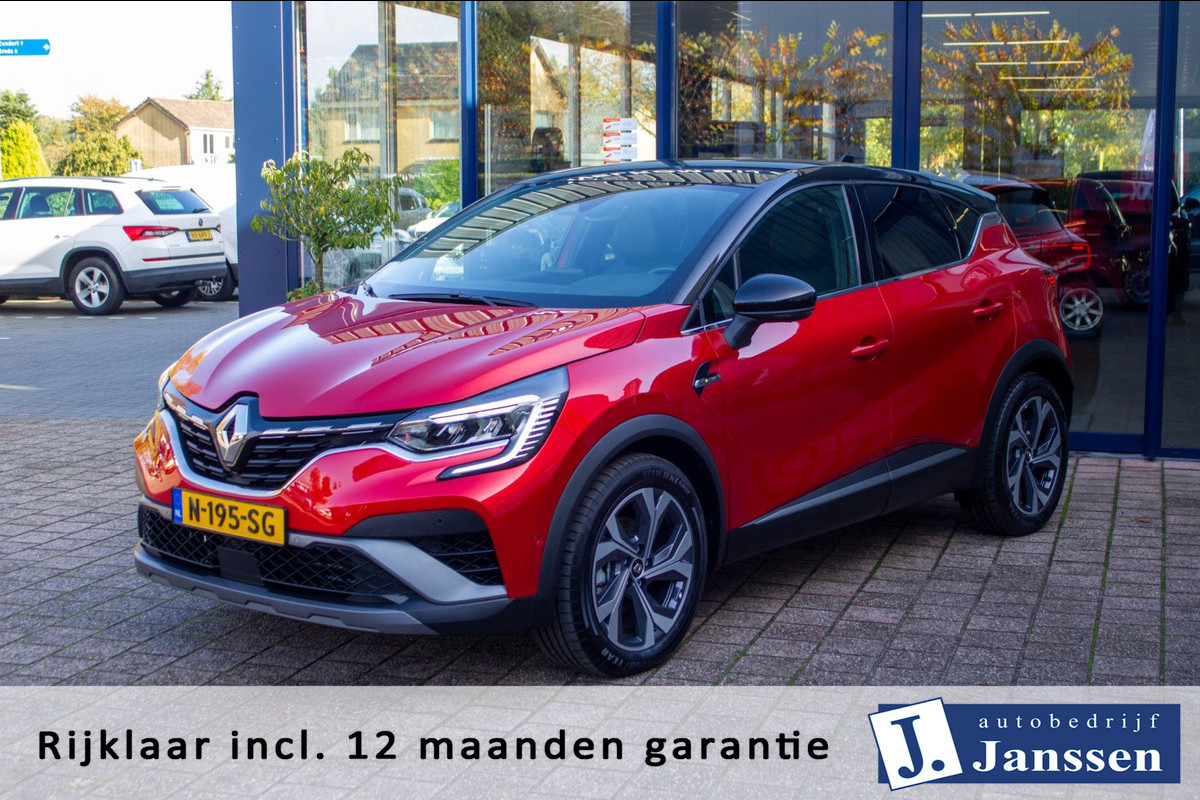 Renault Captur 1.6 E-Tech Hybrid 145 R.S. Line | Prijs rijklaar incl. 12 mnd garantie | Navi Clima Lane,-Parkassist 360 Camera