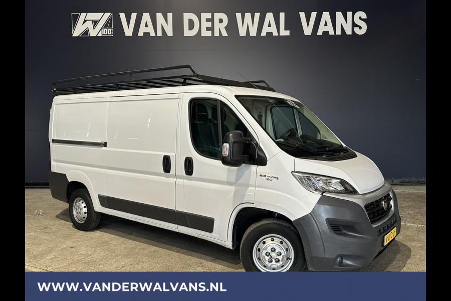 Fiat Ducato 2.3 MultiJet 131pk L2H1 Euro6 Airco | Imperiaal | Trekhaak | Camera | Navigatie LED, cruisecontrol, Trap, bijrijdersbank