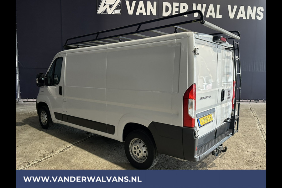 Fiat Ducato 2.3 MultiJet 131pk L2H1 Euro6 Airco | Imperiaal | Trekhaak | Camera | Navigatie LED, cruisecontrol, Trap, bijrijdersbank