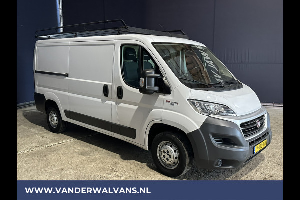 Fiat Ducato 2.3 MultiJet 131pk L2H1 Euro6 Airco | Imperiaal | Trekhaak | Camera | Navigatie LED, cruisecontrol, Trap, bijrijdersbank