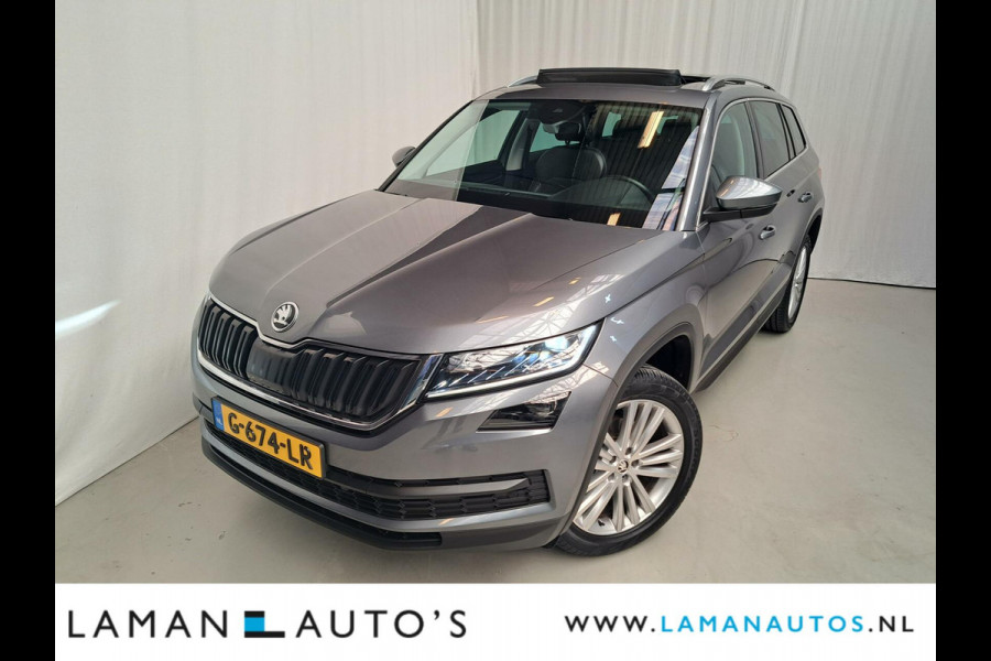 Škoda Kodiaq 1.5 TSI 150pk DSG Business Edition 7P Aut. | Open dak Halfleder CarPlay Canton ECC Navi LED ACC 19" LMV Camera BLIS Metallic | V