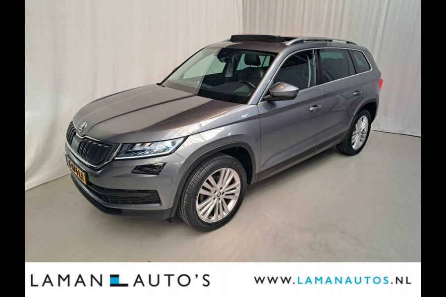 Škoda Kodiaq 1.5 TSI 150pk DSG Business Edition 7P Aut. | Open dak Halfleder CarPlay Canton ECC Navi LED ACC 19" LMV Camera BLIS Metallic | V