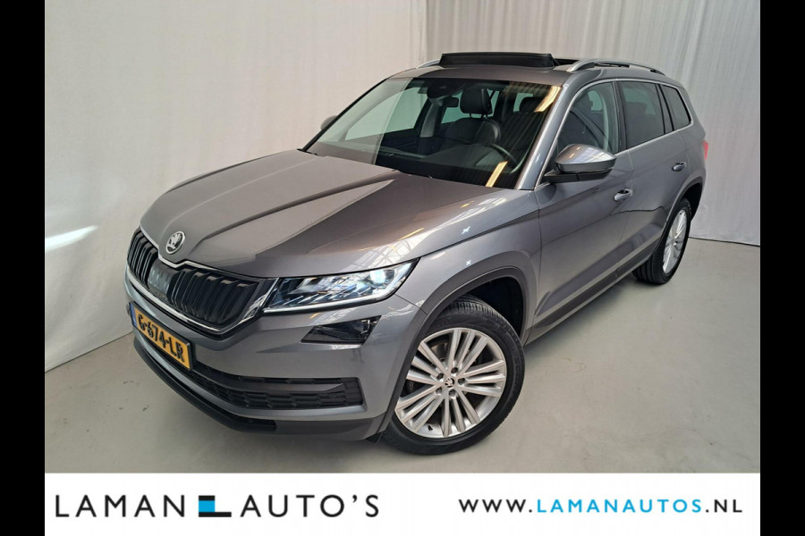 Škoda Kodiaq 1.5 TSI 150pk DSG Business Edition 7P Aut. | Open dak Halfleder CarPlay Canton ECC Navi LED ACC 19" LMV Camera BLIS Metallic | V