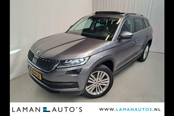 Škoda Kodiaq 1.5 TSI 150pk DSG Business Edition 7P Aut. | Open dak Halfleder CarPlay Canton ECC Navi LED ACC 19" LMV Camera BLIS Metallic | V