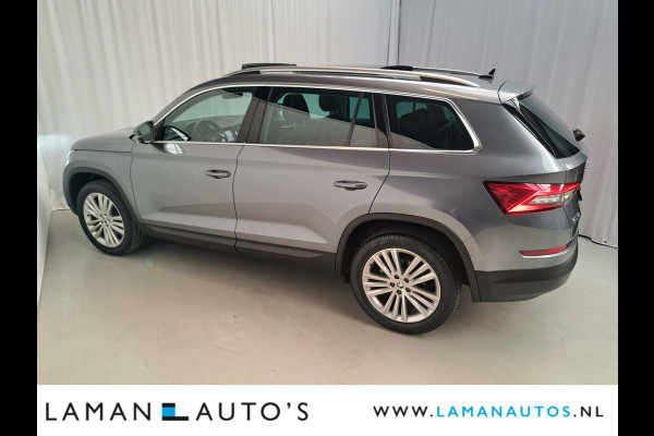 Škoda Kodiaq 1.5 TSI 150pk DSG Business Edition 7P Aut. | Open dak Halfleder CarPlay Canton ECC Navi LED ACC 19" LMV Camera BLIS Metallic | V