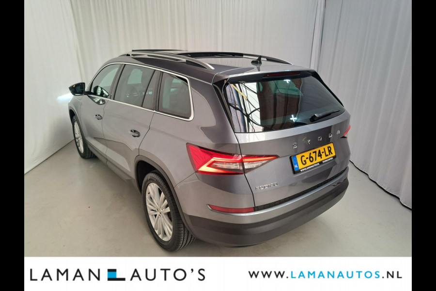 Škoda Kodiaq 1.5 TSI 150pk DSG Business Edition 7P Aut. | Open dak Halfleder CarPlay Canton ECC Navi LED ACC 19" LMV Camera BLIS Metallic | V