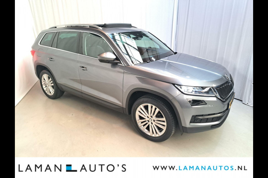 Škoda Kodiaq 1.5 TSI 150pk DSG Business Edition 7P Aut. | Open dak Halfleder CarPlay Canton ECC Navi LED ACC 19" LMV Camera BLIS Metallic | V