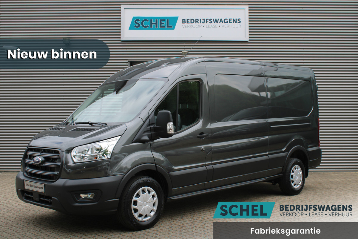 Ford Transit 350 2.0 TDCI L3H2 Trend 130pk Trend - Carplay - Android - 360 Camera - Climate - Cruise - Parkeersensoren - Rijklaar