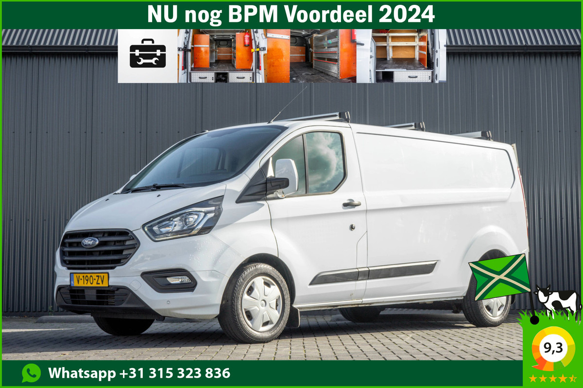 Ford Transit Custom 2.0 TDCI L2H1 | Automaat | Euro 6 | 131 PK | Inrichting | Cruise | Airco | PDC | Led