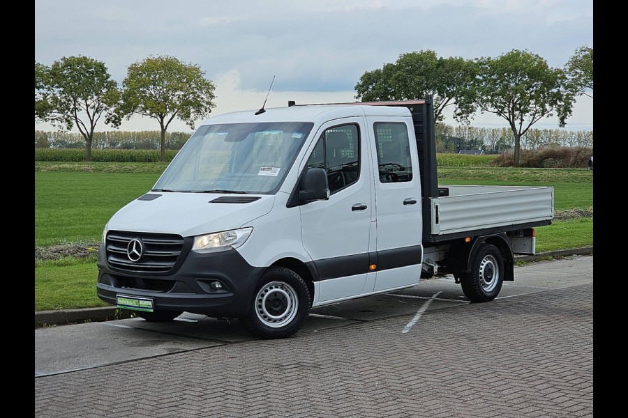 Mercedes-Benz Sprinter L2 DC Dubbel Cabine Airco Open-Laadbak Trekhaak Euro6!