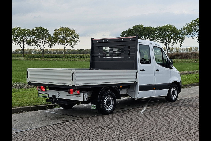 Mercedes-Benz Sprinter L2 DC Dubbel Cabine Airco Open-Laadbak Trekhaak Euro6!