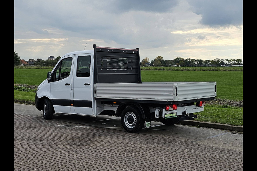 Mercedes-Benz Sprinter L2 DC Dubbel Cabine Airco Open-Laadbak Trekhaak Euro6!