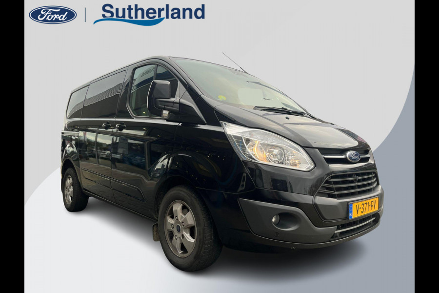 Ford Transit Custom 290 2.0 TDCI L1H1 Limited DC 170pk | Dubbele Cabine | Automaat | Leer | Stoelverwarming | Camera achter | Dubbele schuifdeur |