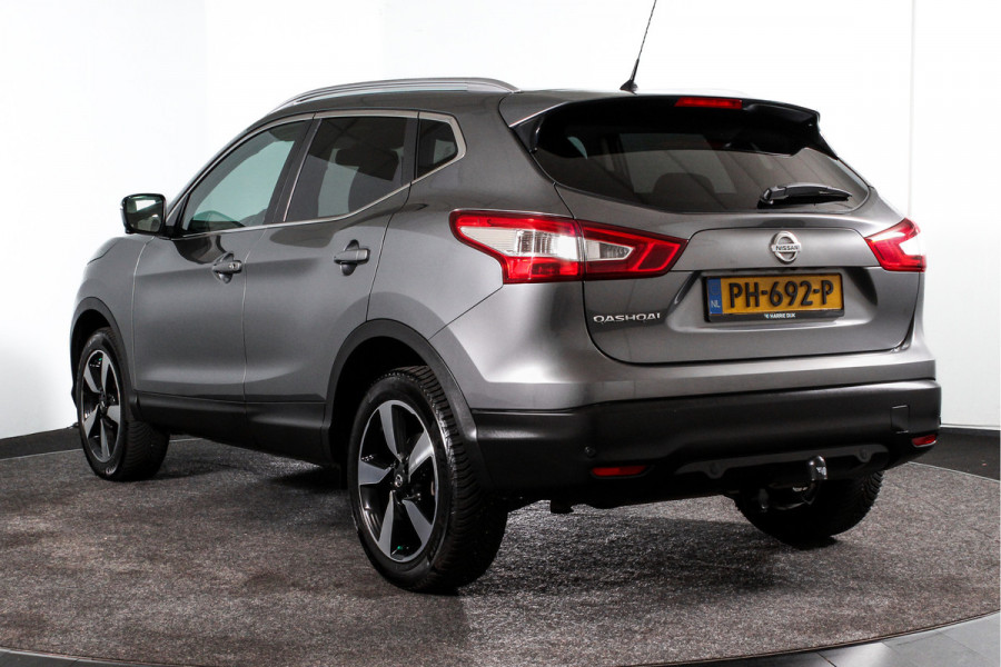 Nissan QASHQAI 1.6 160 PK N-Vision | Pano | Cruise | 360 Camera | PDC | NAV | Auto. Airco | DAB | Trekhaak | LM 18"|