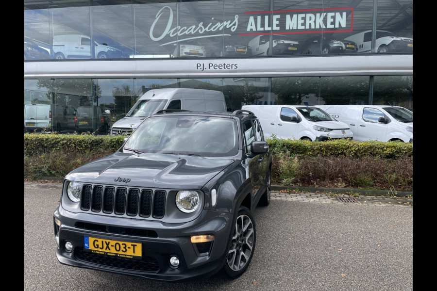 Jeep Renegade 4xE 240 Plug-in Hybrid Electric Sport Automaat / 4WD / Clim. control - ParkS-V+A - Navi full map - U-con. - Radio/USB/AUX/TEL/DAB - A-uitrijcam. - MFL-Stuurwiel - ML - LMV - CD+AB - Ramen E-V+A - Spiegels E-V+VW - V-Stoelen V+VW - RS - HSA - LED - Park-Ass.