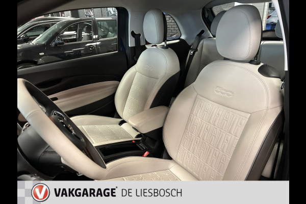 Fiat 500 La Prima 42 kWh /119pk/ pano-dak / leder / navigatie / camera / teruggaaf €2000,-