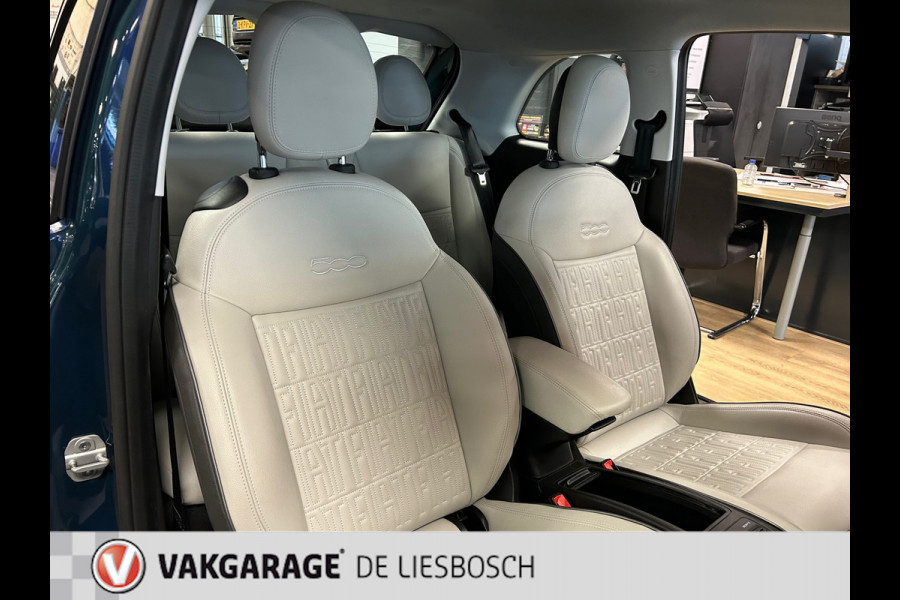 Fiat 500 La Prima 42 kWh /119pk/ pano-dak / leder / navigatie / camera / teruggaaf €2000,-