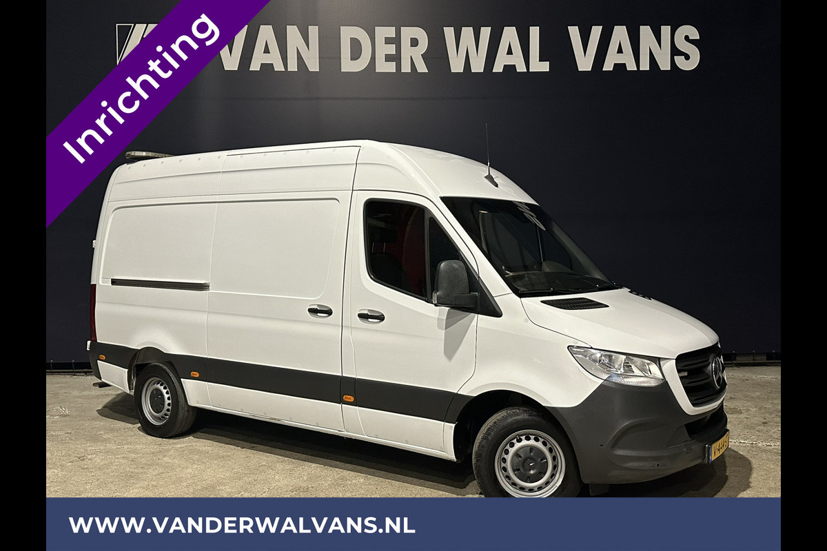 Mercedes-Benz Sprinter 316 CDI 164pk L2H2 Inrichting Euro6 Airco | Camera | 2800kg Trekhaak | Cruisecontrol Apple Carplay, Android Auto, Parkeersensoren