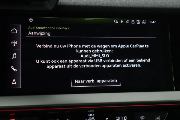 Audi A3 35 TFSI S edition | Matrix LED | Alcantara | Stoelverwarming | Carplay | Sportstoelen | PDC | Virtual Cockpit | S-Line