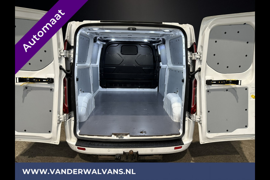 Ford Transit Custom 2.0 TDCI 131pk Automaat L2H1 Euro6 Airco | Camera | Navigatie | LED | Trekhaak LM velgen, Cruisecontrol, Parkeersensoren, Verwarmde voorruit, Stoelverwarming, Bijrijdersbank