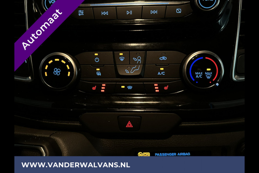 Ford Transit Custom 2.0 TDCI 131pk Automaat L2H1 Euro6 Airco | Camera | Navigatie | LED | Trekhaak LM velgen, Cruisecontrol, Parkeersensoren, Verwarmde voorruit, Stoelverwarming, Bijrijdersbank