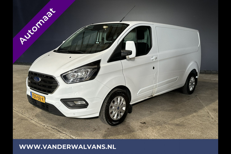 Ford Transit Custom 2.0 TDCI 131pk Automaat L2H1 Euro6 Airco | Camera | Navigatie | LED | Trekhaak LM velgen, Cruisecontrol, Parkeersensoren, Verwarmde voorruit, Stoelverwarming, Bijrijdersbank