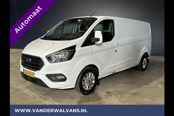 Ford Transit Custom 2.0 TDCI 131pk Automaat L2H1 Euro6 Airco | Camera | Navigatie | LED | Trekhaak LM velgen, Cruisecontrol, Parkeersensoren, Verwarmde voorruit, Stoelverwarming, Bijrijdersbank