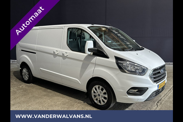 Ford Transit Custom 2.0 TDCI 131pk Automaat L2H1 Euro6 Airco | Camera | Navigatie | LED | Trekhaak LM velgen, Cruisecontrol, Parkeersensoren, Verwarmde voorruit, Stoelverwarming, Bijrijdersbank