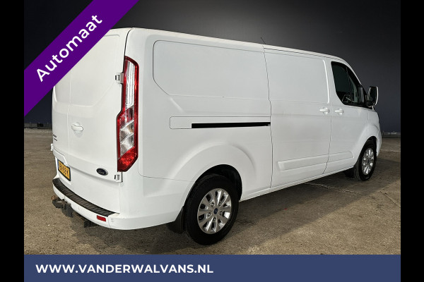 Ford Transit Custom 2.0 TDCI 131pk Automaat L2H1 Euro6 Airco | Camera | Navigatie | LED | Trekhaak LM velgen, Cruisecontrol, Parkeersensoren, Verwarmde voorruit, Stoelverwarming, Bijrijdersbank