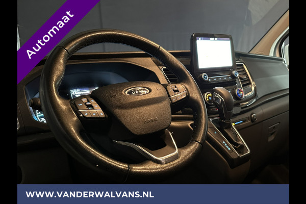 Ford Transit Custom 2.0 TDCI 131pk Automaat L2H1 Euro6 Airco | Camera | Navigatie | LED | Trekhaak LM velgen, Cruisecontrol, Parkeersensoren, Verwarmde voorruit, Stoelverwarming, Bijrijdersbank