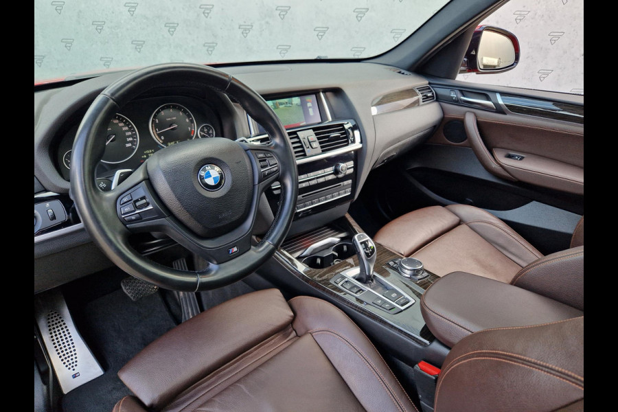 BMW X3 xDrive28i High Executive Automaat | Panoramadak | Sport-Leder | Clima | Camera | PDC | Memory Seat | Cruise | Licht- en Regensensor |