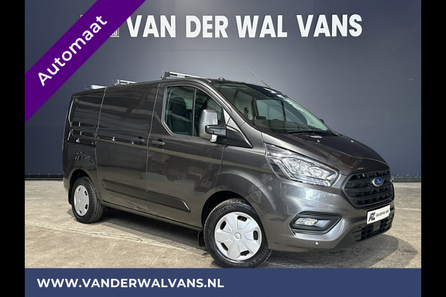 Ford Transit Custom 2.0 TDCI 170pk Automaat L1H1 Euro6 Airco | 2x zijdeur | Camera | Navigatie | Apple Carplay Trekhaak, LED, Cruisecontrol, Parkeersensoren, Verwarmde voorruit, Bijrijdersbank