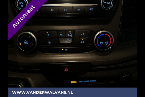 Ford Transit Custom 2.0 TDCI 170pk Automaat L1H1 Euro6 Airco | 2x zijdeur | Camera | Navigatie | Apple Carplay Trekhaak, LED, Cruisecontrol, Parkeersensoren, Verwarmde voorruit, Bijrijdersbank