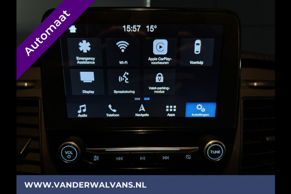 Ford Transit Custom 2.0 TDCI 170pk Automaat L1H1 Euro6 Airco | 2x zijdeur | Camera | Navigatie | Apple Carplay Trekhaak, LED, Cruisecontrol, Parkeersensoren, Verwarmde voorruit, Bijrijdersbank