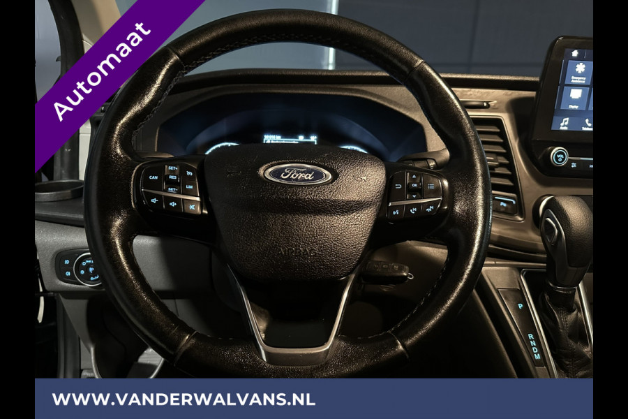 Ford Transit Custom 2.0 TDCI 170pk Automaat L1H1 Euro6 Airco | 2x zijdeur | Camera | Navigatie | Apple Carplay Trekhaak, LED, Cruisecontrol, Parkeersensoren, Verwarmde voorruit, Bijrijdersbank