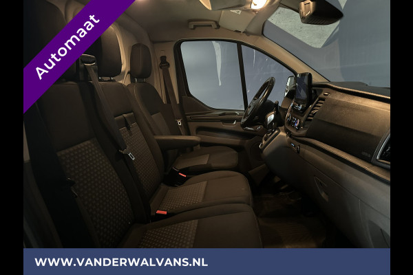 Ford Transit Custom 2.0 TDCI 170pk Automaat L1H1 Euro6 Airco | 2x zijdeur | Camera | Navigatie | Apple Carplay Trekhaak, LED, Cruisecontrol, Parkeersensoren, Verwarmde voorruit, Bijrijdersbank