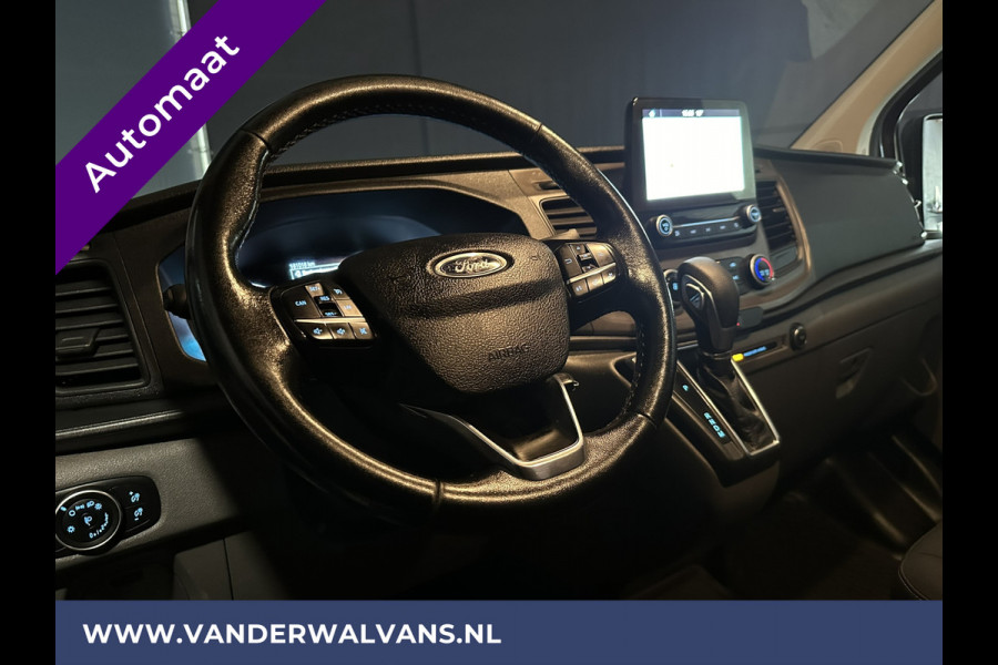 Ford Transit Custom 2.0 TDCI 170pk Automaat L1H1 Euro6 Airco | 2x zijdeur | Camera | Navigatie | Apple Carplay Trekhaak, LED, Cruisecontrol, Parkeersensoren, Verwarmde voorruit, Bijrijdersbank