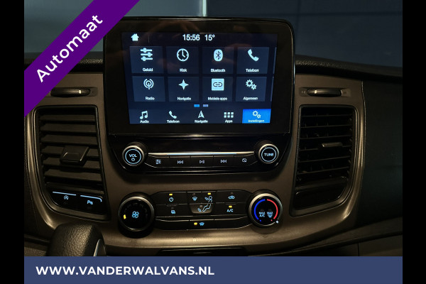 Ford Transit Custom 2.0 TDCI 170pk Automaat L1H1 Euro6 Airco | 2x zijdeur | Camera | Navigatie | Apple Carplay Trekhaak, LED, Cruisecontrol, Parkeersensoren, Verwarmde voorruit, Bijrijdersbank