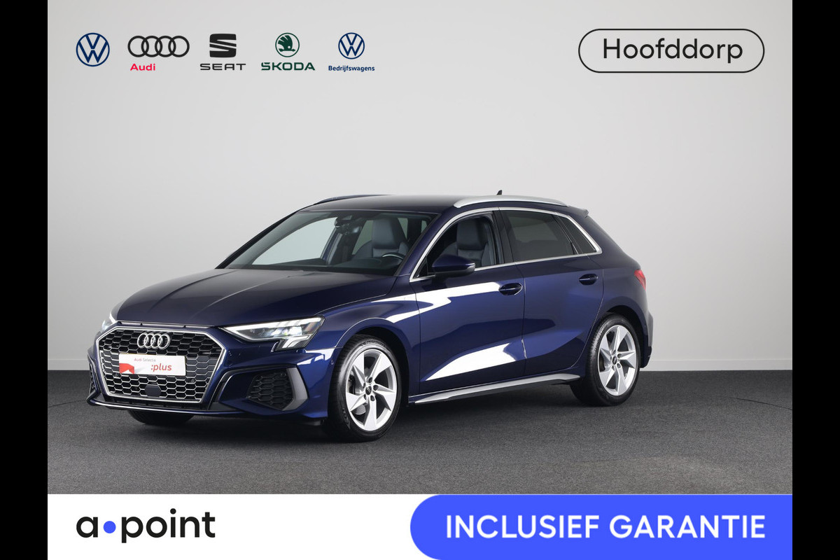 Audi A3 Sportback 30 TFSI S-Line 110 pk S-tronic | Private lease vanaf € 590,- | Verlengde garantie | Navigatie | Parkeersensoren (Park assist) | LED koplampen | S-Line